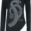 "House Of The Dragon - Fear The Dragon" Shirt Met Lange Mouwen Zwart Van Game Of Thrones