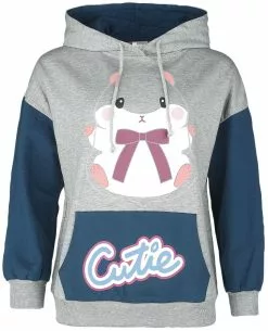 "Coroham" Trui Met Capuchon Grijs-blauw Van Amufun