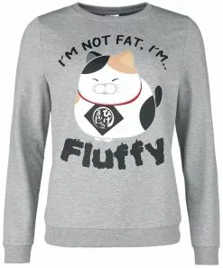 "Higemaniyu - Fluffy" Sweatshirts Grijs Van Amufun