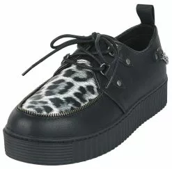 "Leo Walk" Creepers Zwart Van Gothicana By EMP