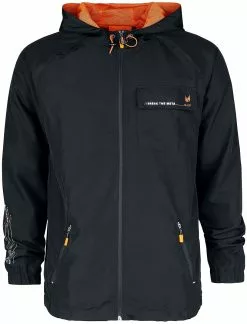 "Break The Meta" Windbreaker Zwart-oranje Van LEC