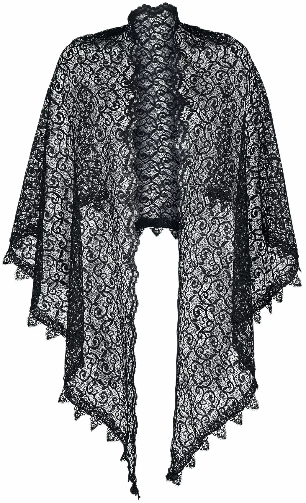 "Gothic Scarf" Doek Zwart Van Sinister Gothic