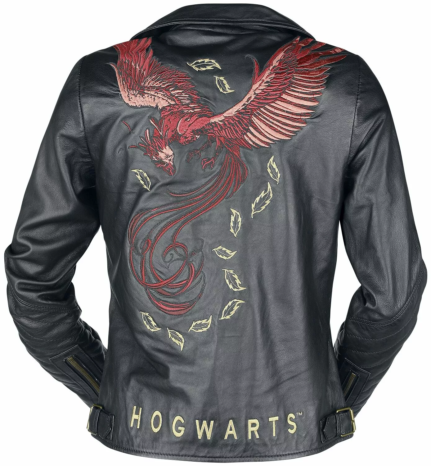 "Phoenix" Lederen Jas Zwart Van Harry Potter - Afbeelding 2