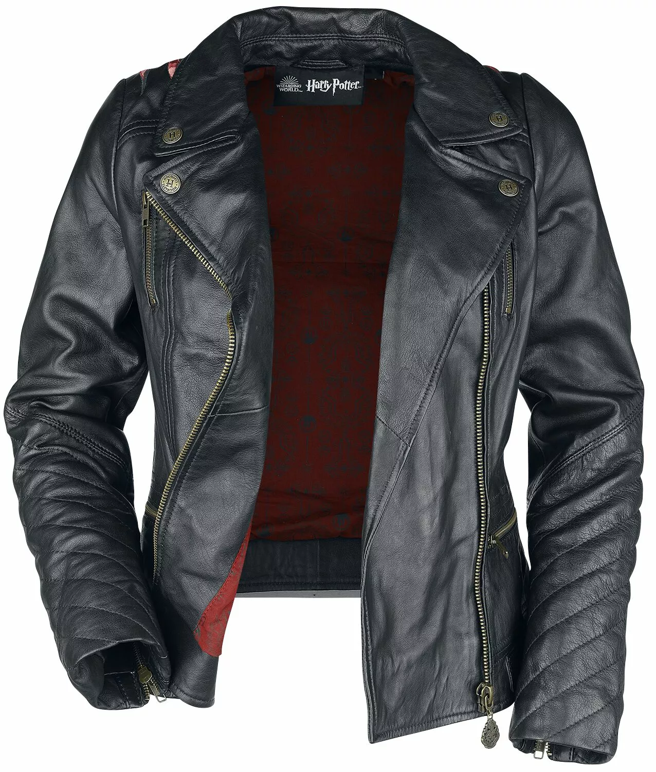 "Phoenix" Lederen Jas Zwart Van Harry Potter - Afbeelding 3