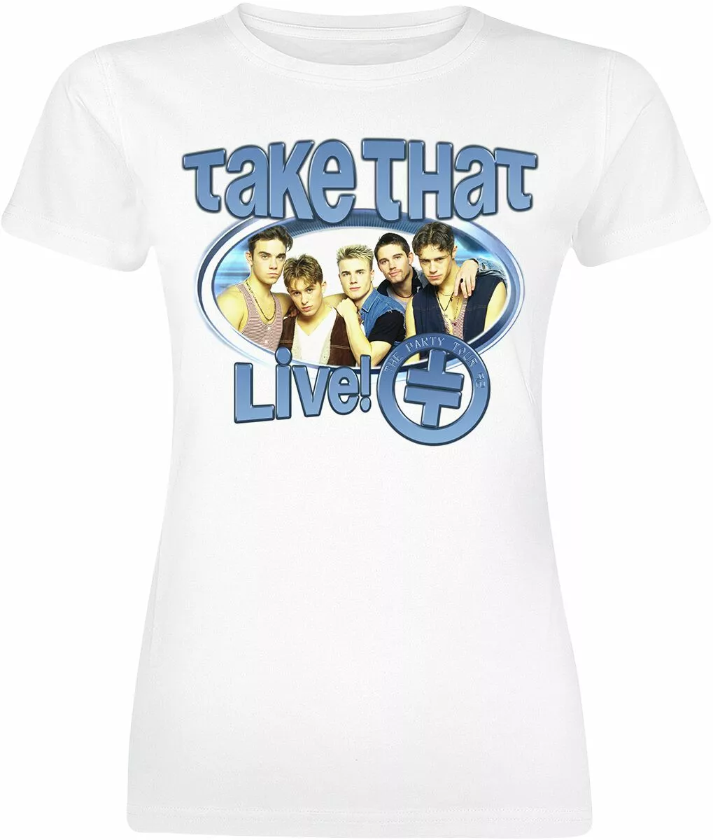 "The Party Tour" T-shirt Wit Van Take That