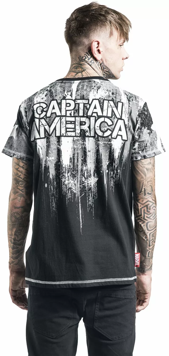 "Shield" T-shirt Meerkleurig Van Captain America - Afbeelding 5