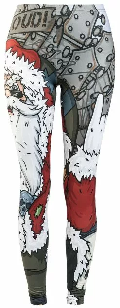 "Xmas Legging" Leggings Zwart Van Full Volume By EMP