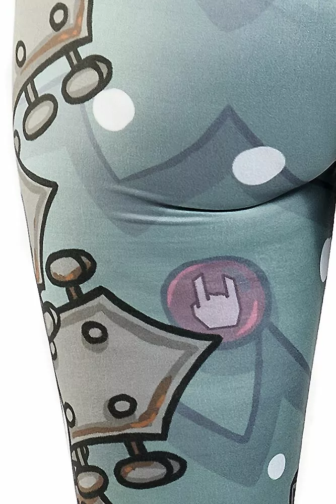 "Xmas Legging" Leggings Zwart Van Full Volume By EMP - Afbeelding 4