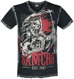 "Samcro - EST. 1967" T-shirt Zwart Van Sons Of Anarchy