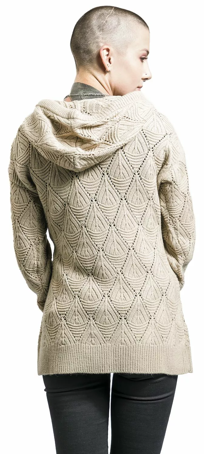 "Meowcaron" Trui Met Capuchon Donkerbeige Van Pusheen - Afbeelding 5