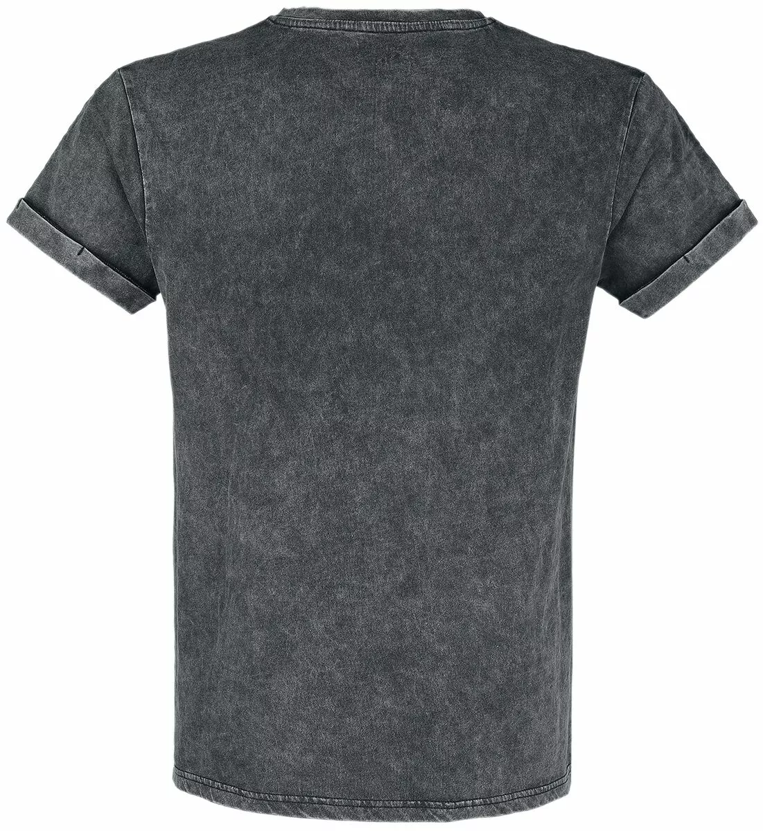 "T-shirt Met Old-school Print" T-shirt Grijs Van Rock Rebel By EMP - Afbeelding 2