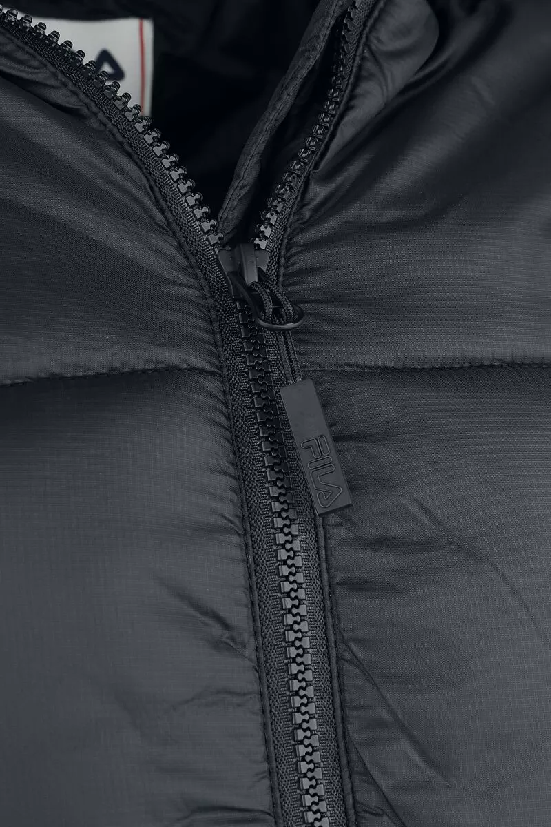 "SANDIA Puff Jacket" Winterjas Zwart Van Fila - Afbeelding 3