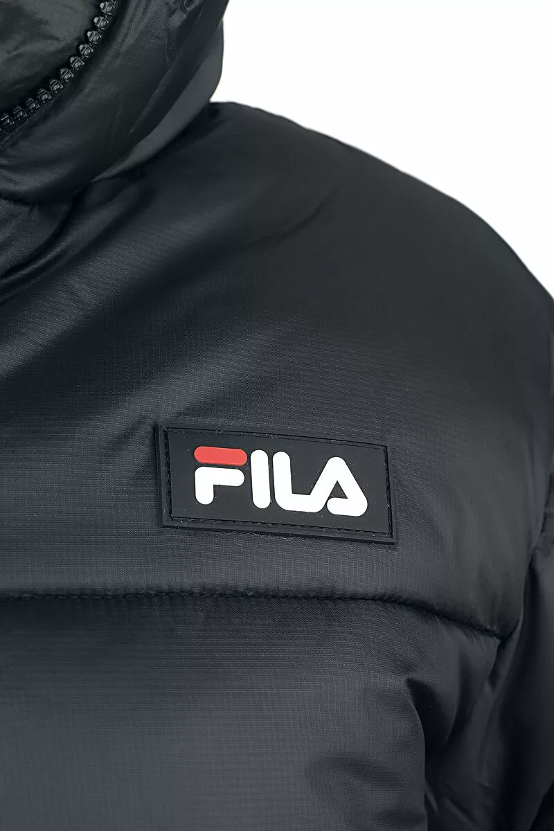 "SANDIA Puff Jacket" Winterjas Zwart Van Fila - Afbeelding 4