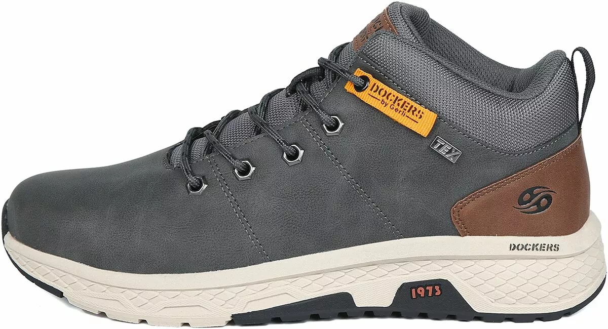 "Sneaker Low" Sneakers Donkergrijs Van Dockers By Gerli - Afbeelding 4