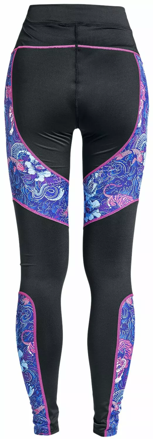 "IREZUMI" Leggings Zwart Van NEOMACHI - Afbeelding 2