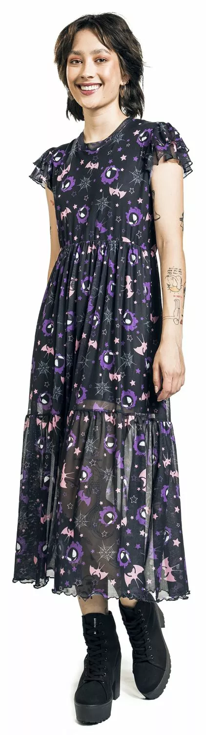 "Gastly" Lange Jurk Meerkleurig Van Pokémon - Afbeelding 4