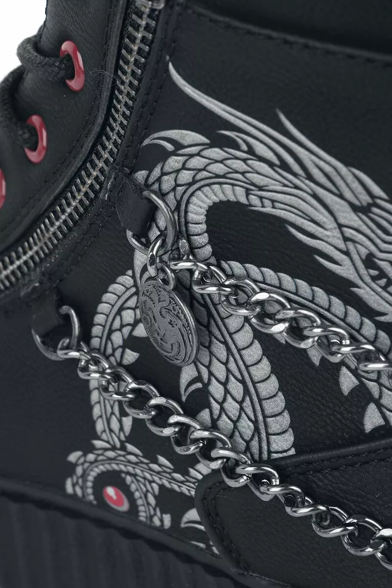 "Dragons" Sneakers High Zwart Van Game Of Thrones - Afbeelding 7