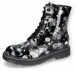 "Lace-Up Boots" Laars Zwart-multicolour Van Dockers By Gerli