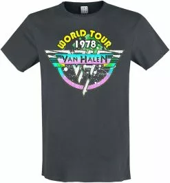 "Amplified Collection - World Tour 78" T-shirt Actraciet Van Van Halen