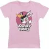 "Kids - Bugs & Daffy" T-shirt Lichtroze Van Looney Tunes