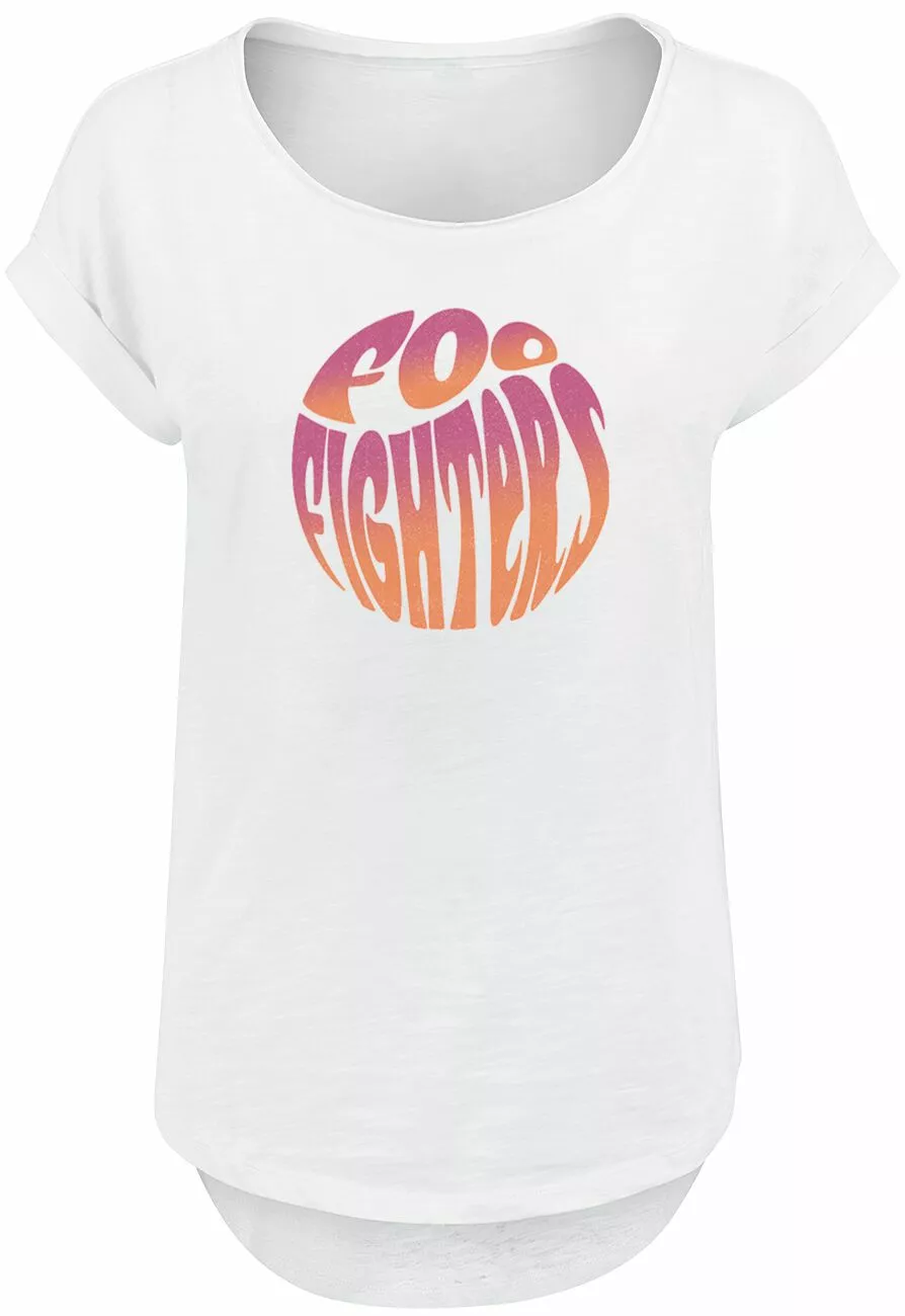 "Circle" T-shirt Wit Van Foo Fighters