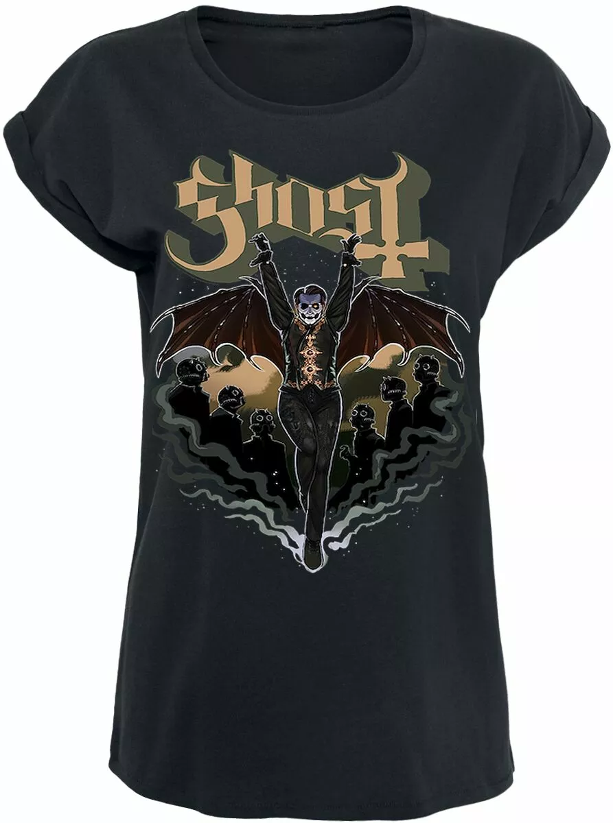 "Theatrical" T-shirt Zwart Van Ghost
