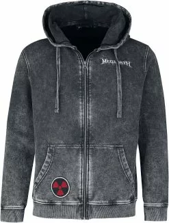 "EMP Signature Collection" Vest Met Capuchon Grijs Van Megadeth