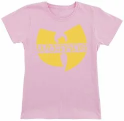 "Kids - Logo" T-shirt Roze Van Wu-Tang Clan