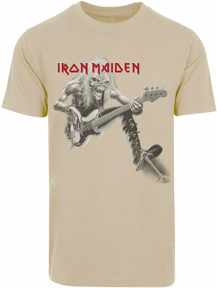 "Eddie Bass" T-shirt Zand Van Iron Maiden