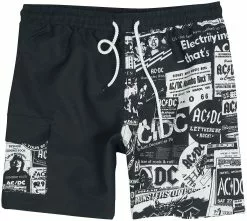 "EMP Signature Collection" Zwembroek Zwart-wit Van AC/DC