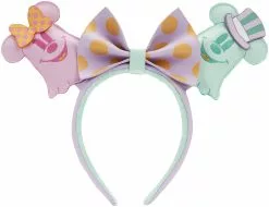 "Loungefly - Minnie & Mickey (glow In The Dark)" Hoofdband Van Mickey & Minnie Mouse