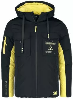 "React" Winterjas Zwart Van Six Extraction