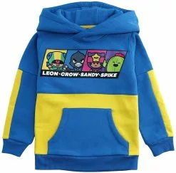 "Brawl" Trui Met Capuchon Blauw-geel Van Brawl Stars