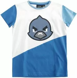 "Crow" T-shirt Blauw-wit Van Brawl Stars