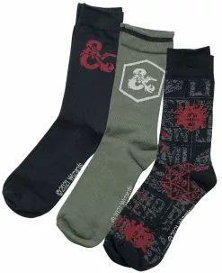 "Crew Socks" Sokken Meerkleurig Van Dungeons And Dragons