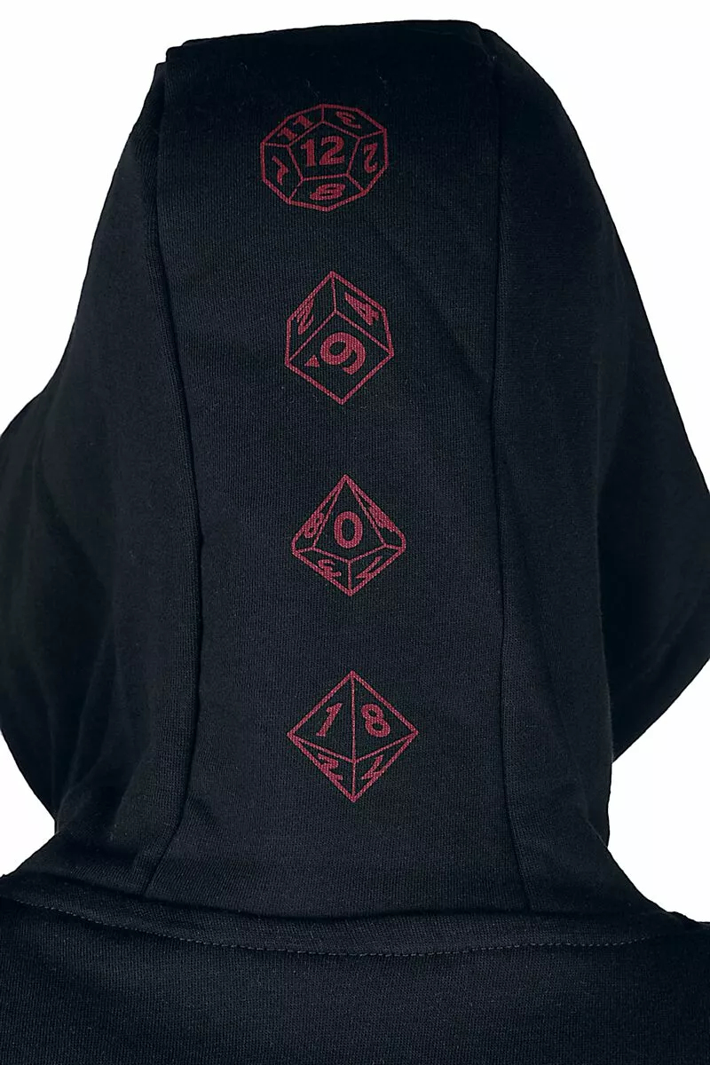 "Red Dragon" Sweatshirts Zwart Van Dungeons And Dragons - Afbeelding 3