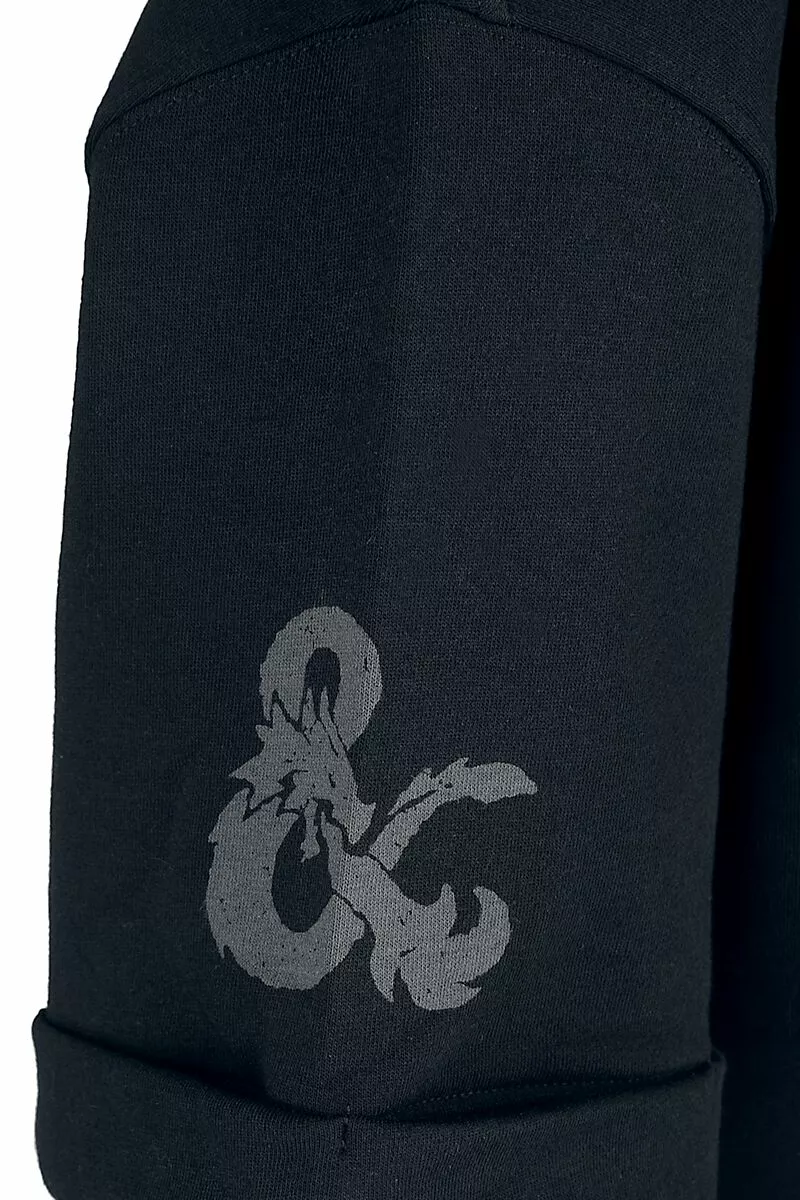 "Red Dragon" Sweatshirts Zwart Van Dungeons And Dragons - Afbeelding 4