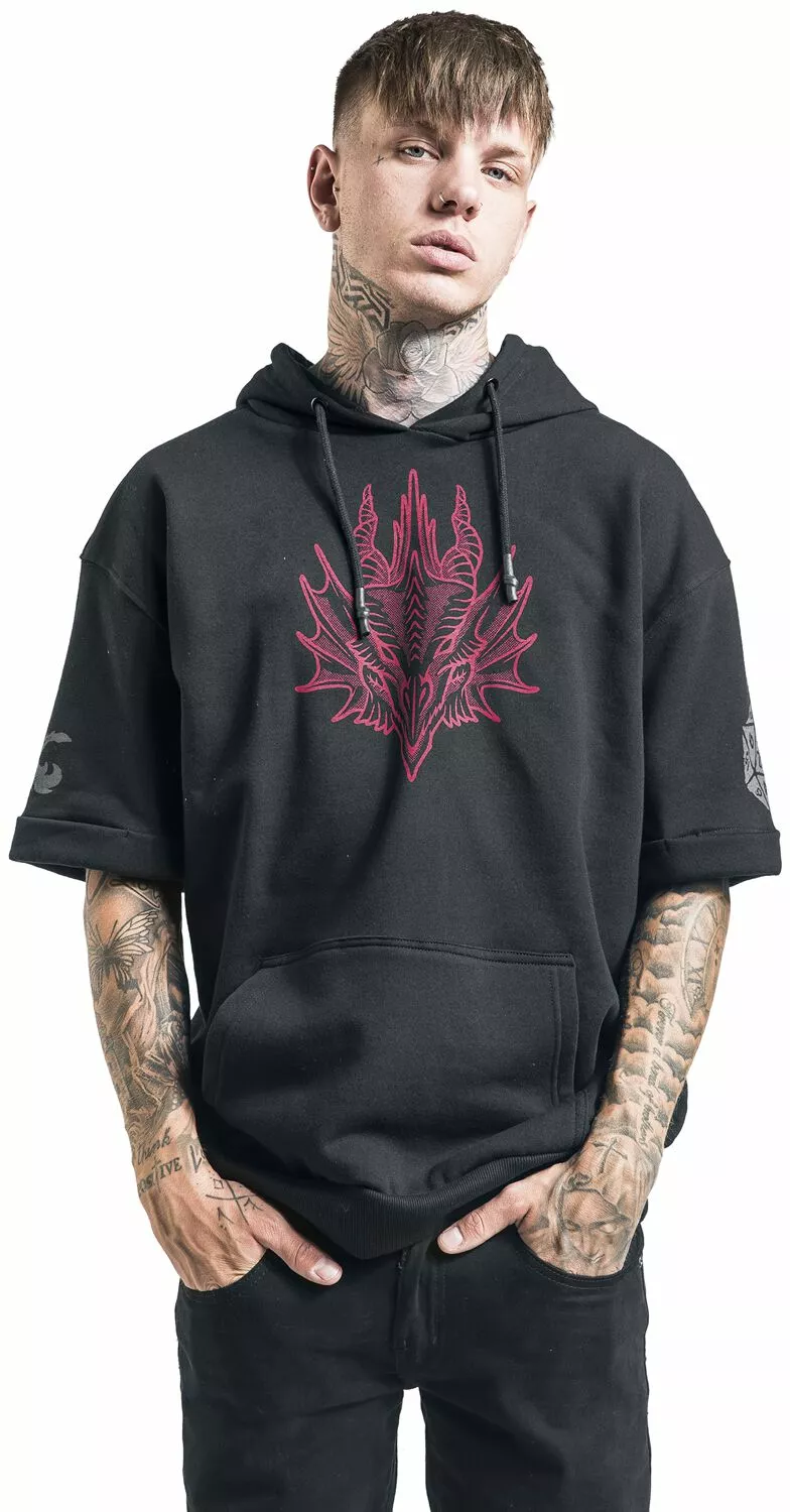 "Red Dragon" Sweatshirts Zwart Van Dungeons And Dragons - Afbeelding 6