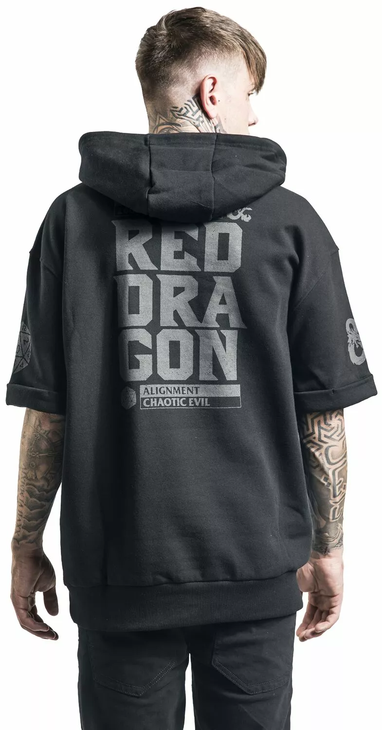 "Red Dragon" Sweatshirts Zwart Van Dungeons And Dragons - Afbeelding 7