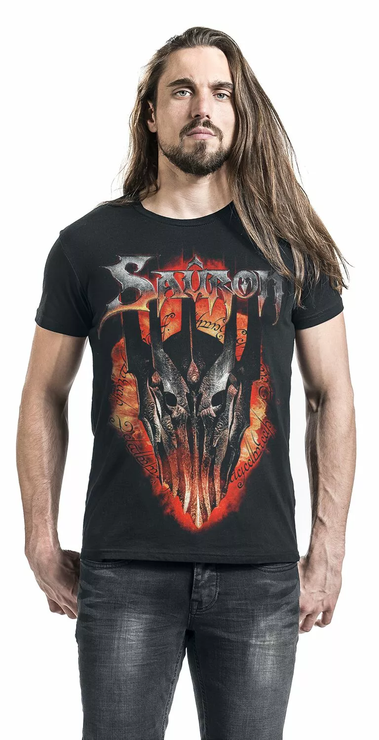 "Sauron" T-shirt Zwart Van The Lord Of The Rings - Afbeelding 3