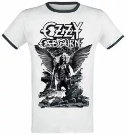 "Angel Wings" T-shirt Wit Van Ozzy Osbourne