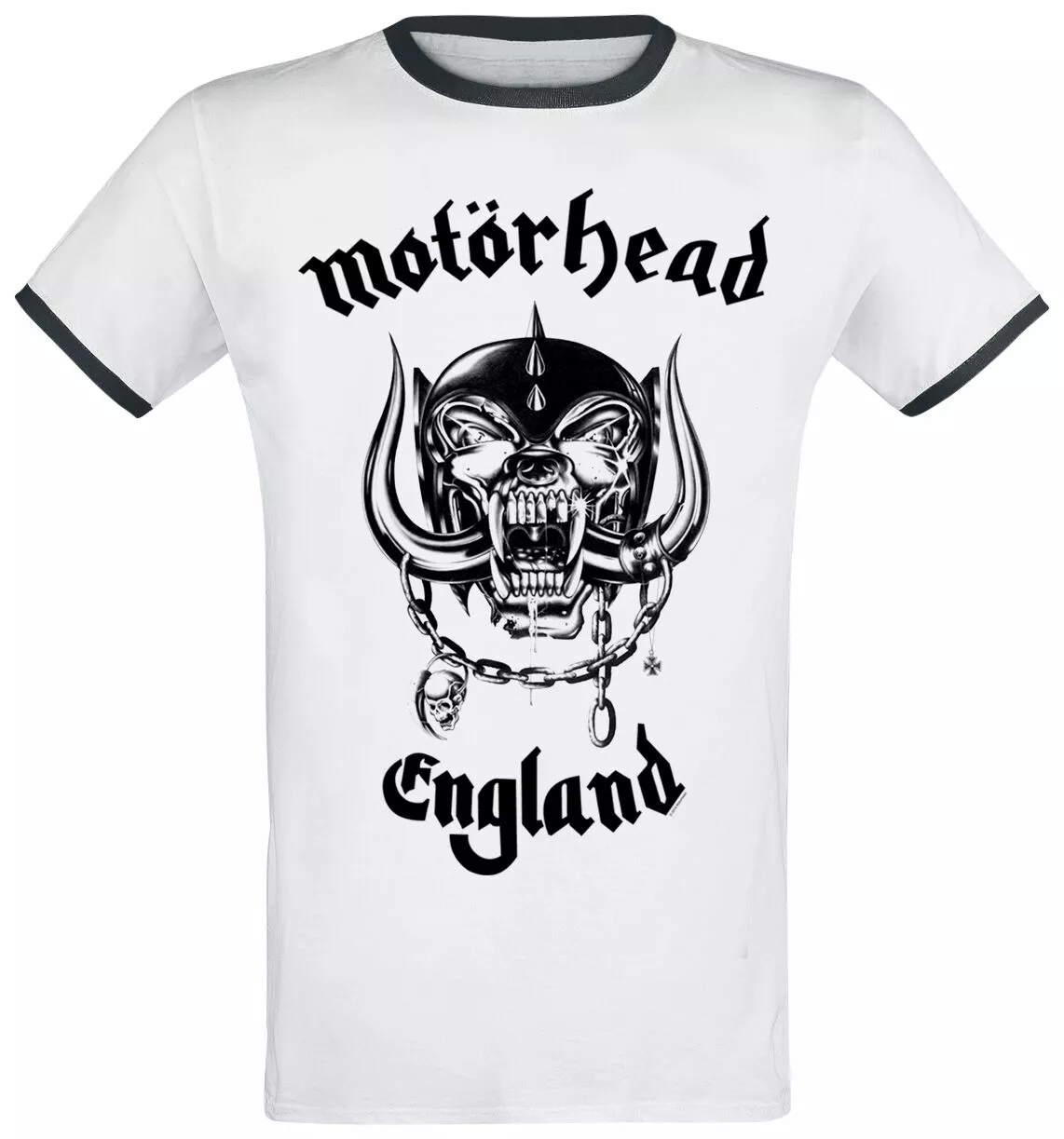 "England" T-shirt Wit Van Motörhead