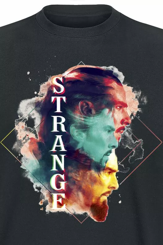 "In The Multiverse Of Madness - Doctor Strange Cloud" T-shirt Zwart Van Doctor Strange - Afbeelding 2