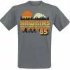 "Hawkings '85 Vintage" T-shirt Grijs Van Stranger Things