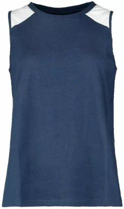 "Blauw Mouwloos Shirt" Top Marine Van RED By EMP