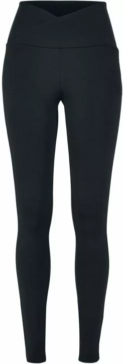 "Dames Recycled V-waist Legging" Leggings Zwart Van Urban Classics