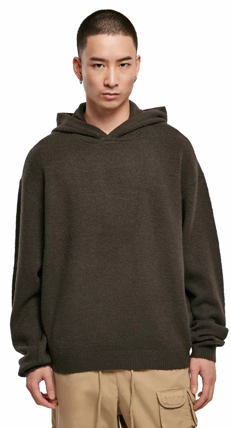 "Oversized Chunky Hoodie" Trui Met Capuchon Zwart Van Urban Classics - Afbeelding 4