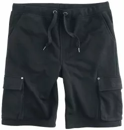 "Vrijetijdsbroek Met Geborduurde Schedel" Korte Broek Zwart Van RED By EMP