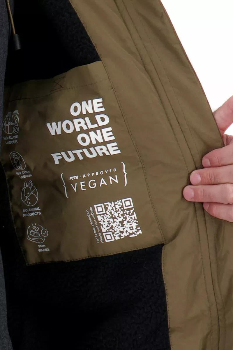 "Don AK A Jacket" Vest Met Capuchon Kaki Van Alife And Kickin - Afbeelding 6