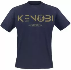 "Obi-Wan Kenobi - Logo" T-shirt Donkerblauw Van Star Wars
